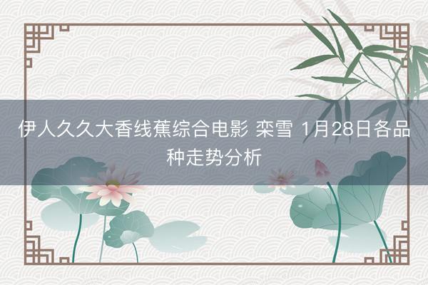 伊人久久大香线蕉综合电影 栾雪 1月28日各品种走势分析