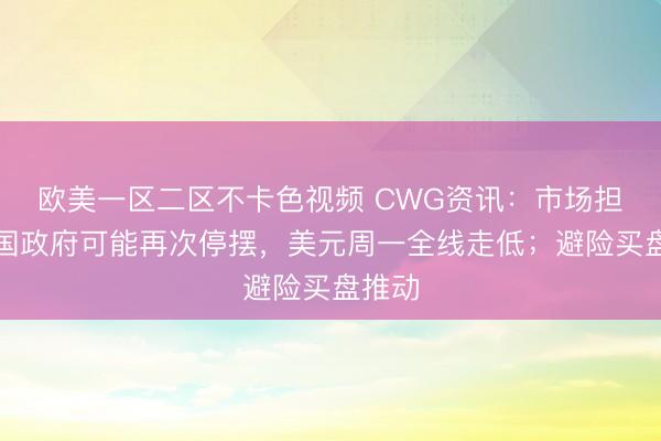 欧美一区二区不卡色视频 CWG资讯：市场担忧美国政府可能再次停摆，美元周一全线走低；避险买盘推动