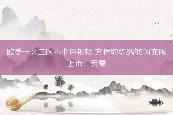 欧美一区二区不卡色视频 方程豹豹8豹5闪充版上市，云辇