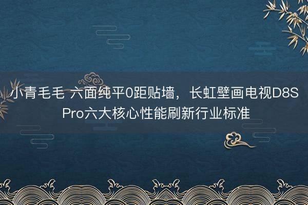 小青毛毛 六面纯平0距贴墙，长虹壁画电视D8S Pro六大核心性能刷新行业标准
