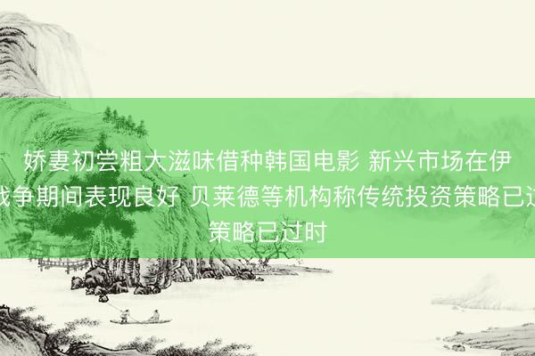 娇妻初尝粗大滋味借种韩国电影 新兴市场在伊朗战争期间表现良好 贝莱德等机构称传统投资策略已过时