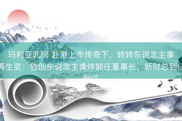 玛利亚乳房 赴港上市传奇下，转转东说念主事再生变：独创东说念主黄炜卸任董事长，新财总到任