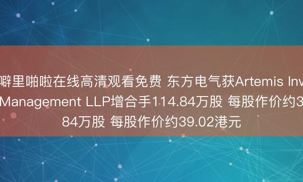 噼里啪啦在线高清观看免费 东方电气获Artemis Investment Management LLP增合手114.84万股 每股作价约39.02港元
