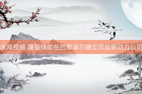 床戏视频 隆基绿能在巴彦淖尔确立双能新动力公司